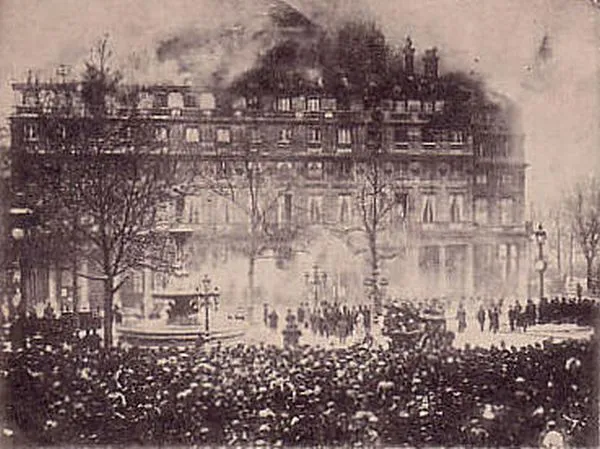 Incendie de la salle du Palais Royal