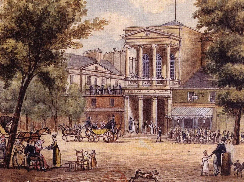 Le théâtre des Variétés et les Panoramas