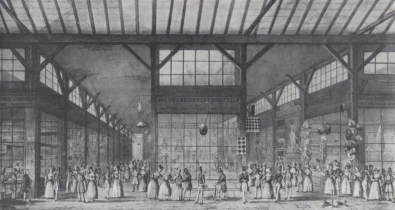 La galerie d'Orléans et les galeries de bois qui l'avaient précédée