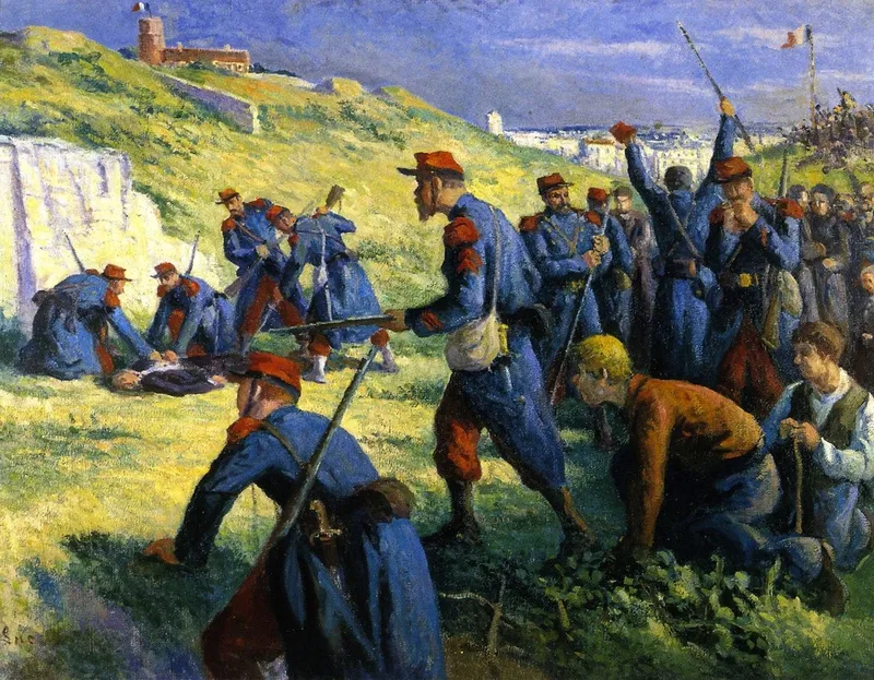 Eugène VARLIN — Son exécution à Montmartre, peinte par Maximilien Luce