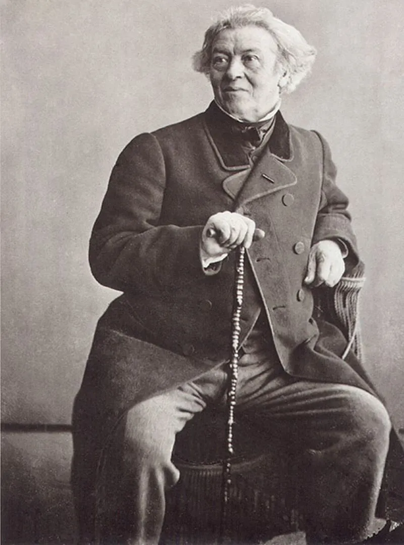 Jean-Baptiste dit Camille Corot, autoportrait et photographié par Nadar
