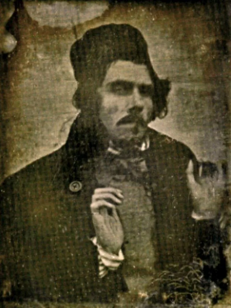 Eugène Delacroix, par Géricault et par Léon Riesener, 1842