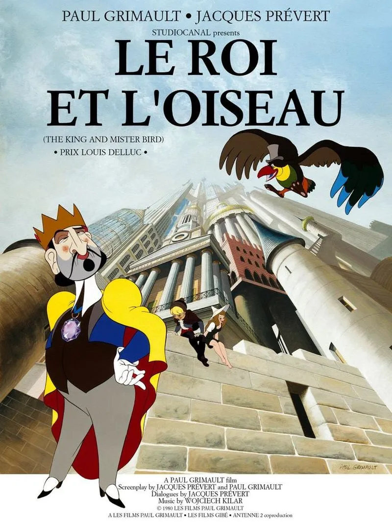 Paul Grimault — l’affiche du film d’animation « Le roi et l’oiseau »