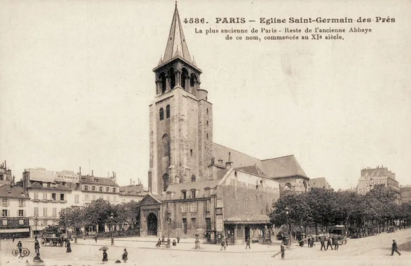 L’église St Germain des Prés vers 1900