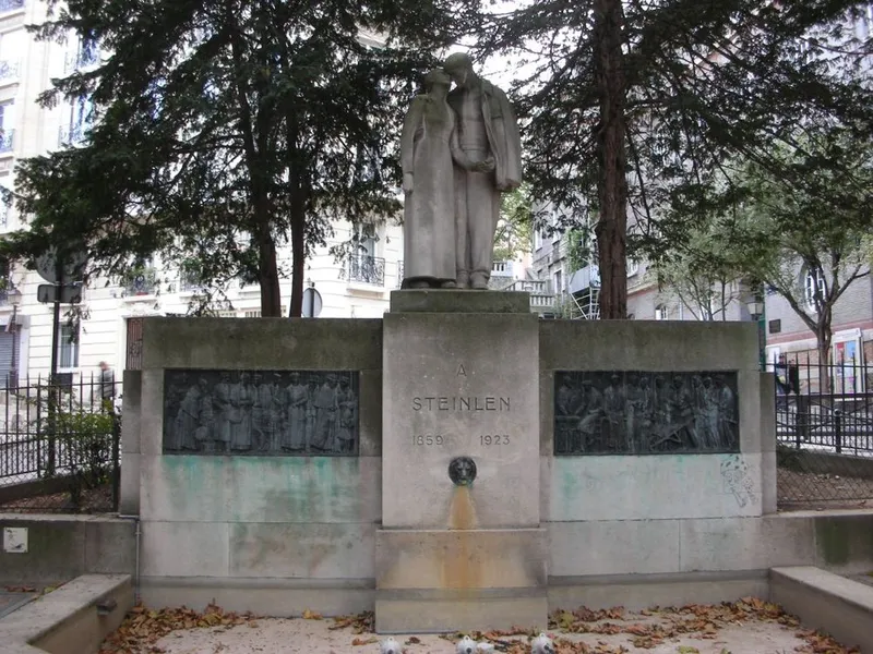 Alexandre Steinlen et le monument qui lui est consacré