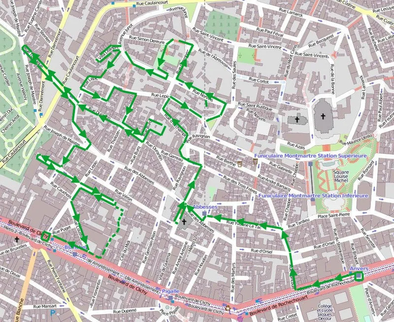La bouche de métro Anvers