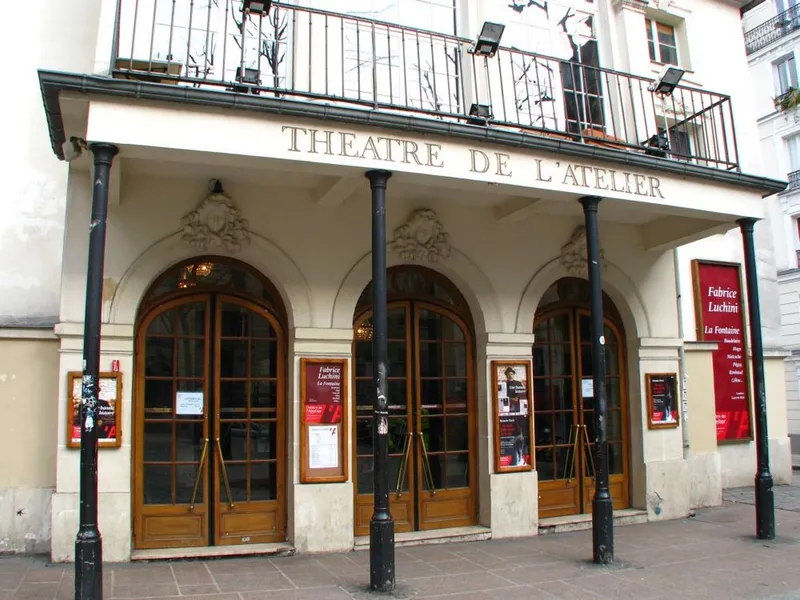 Le théâtre de Montmartre peint par Utrillo — aujourd'hui théâtre de l'Atelier