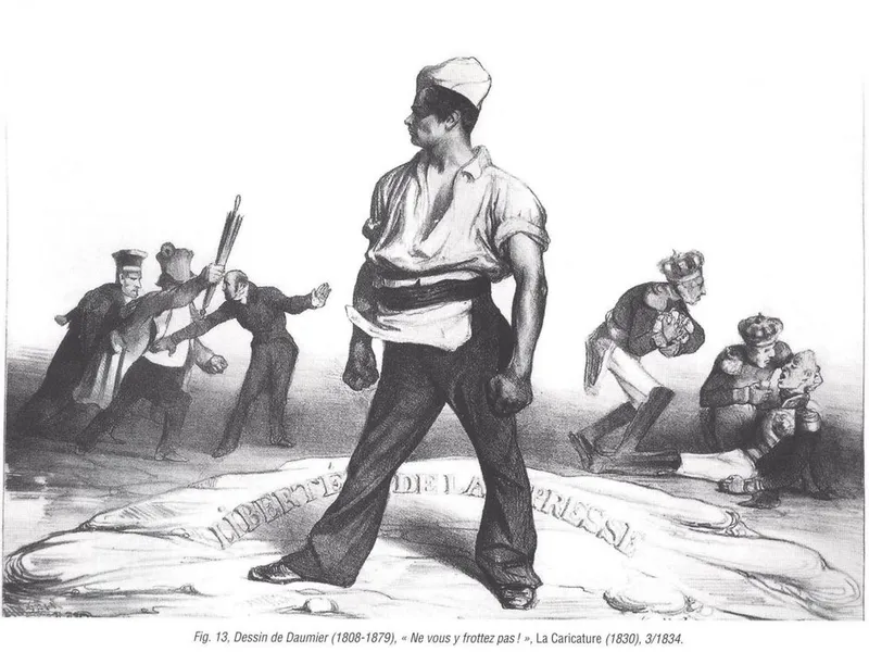 Honoré Daumier — « Ne vous y frottez pas »