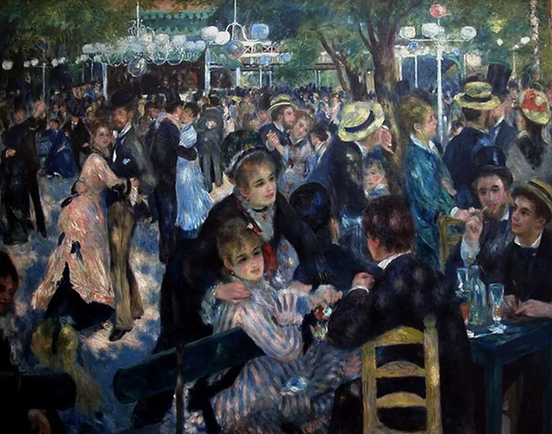 Bal au moulin de la Galette par Renoir