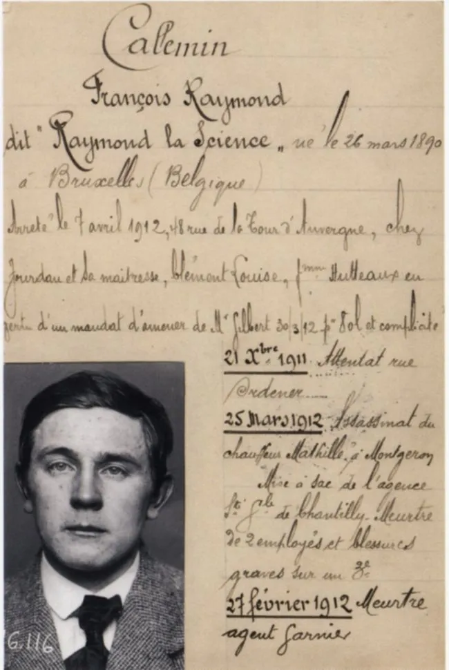 Raymond Callemin, alias Raymond la science