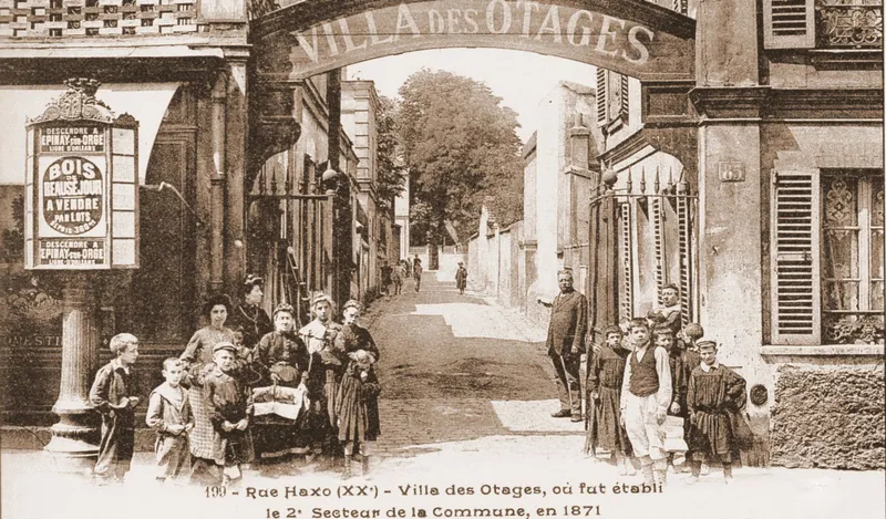 La villa des Otages et le mur devant lequel ils furent exécutés