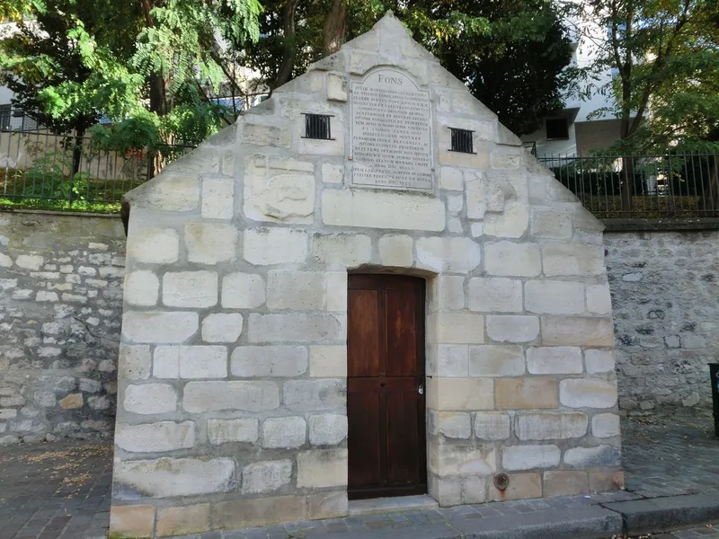 Fontaine des Savies Regard St Martin
