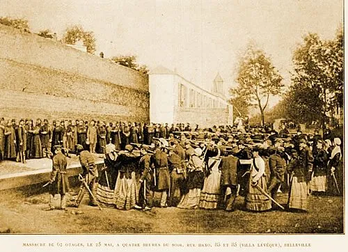 Exécution des otages Photomontage