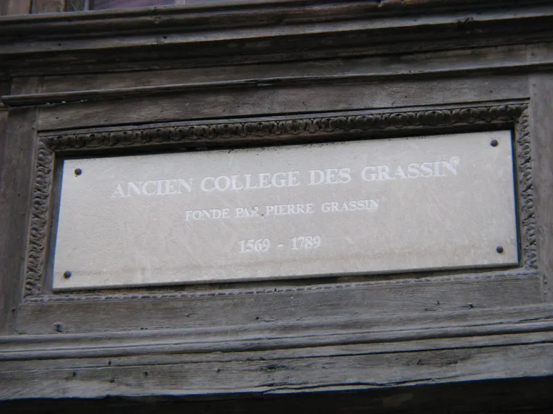 L'entrée du collège des Grassins