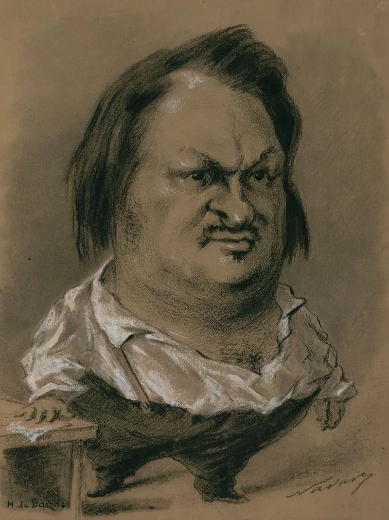 Honoré de Balzac — caricature par Nadar