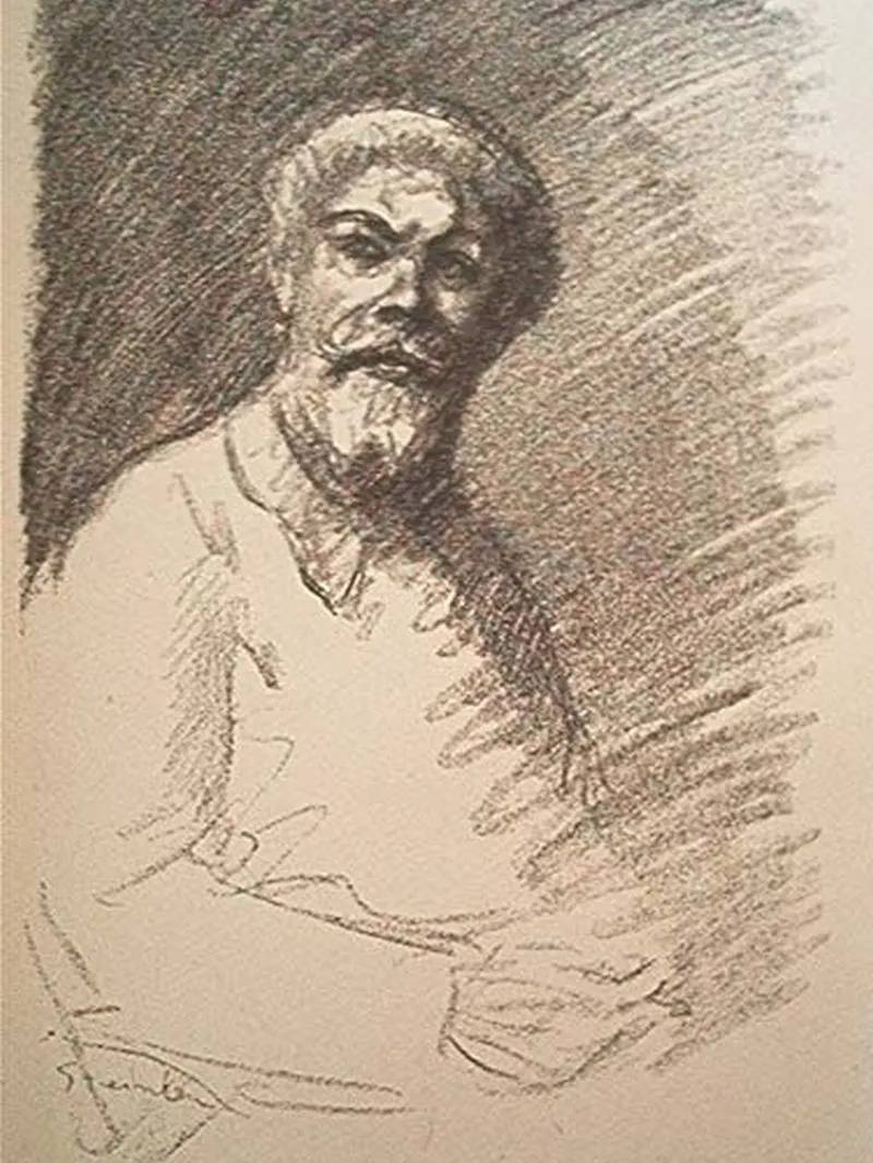 Jean Richepin, par Alexandre Steinlen